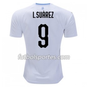 Camisetas Uruguay L.Suarez 9 Segunda Equipacion Mundial 2018